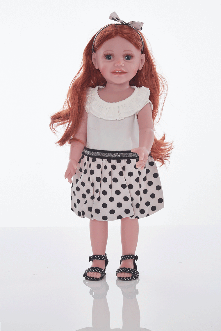 Domino dot three piece dress set