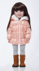 Puffa coat, leggings and boot set