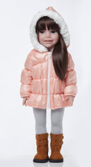 Puffa coat, leggings and boot set