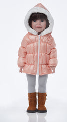 Puffa coat, leggings and boot set