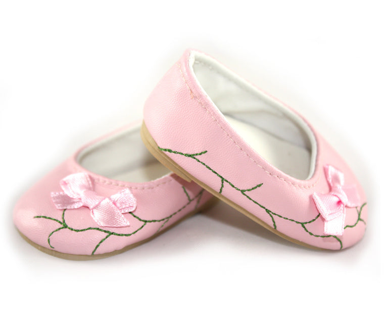 Pink Vine ballet pumps